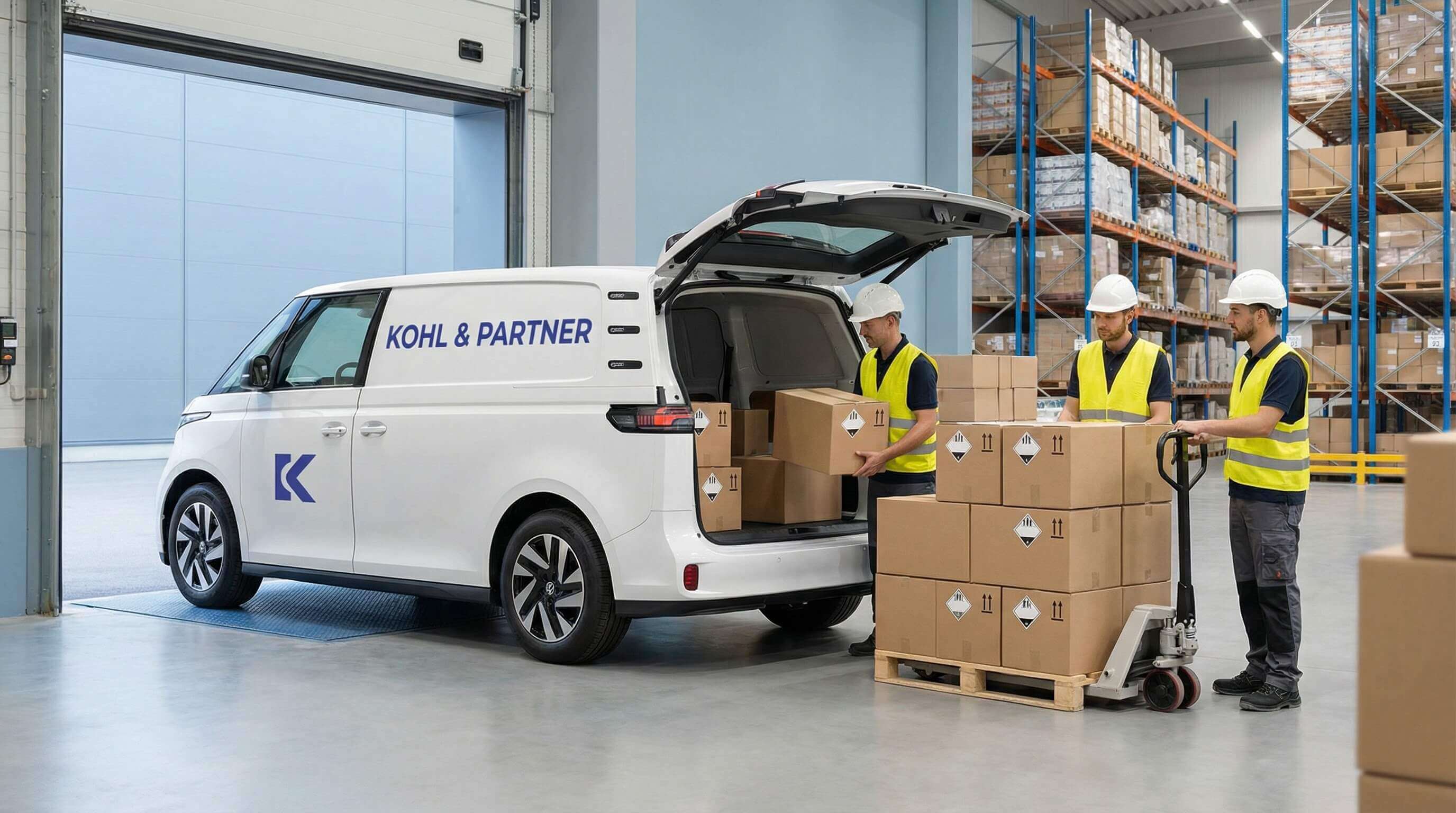 direct service courier holding a package